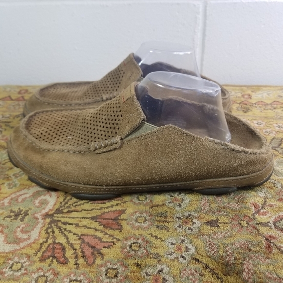 Olukai moloa kohana suede slip on shoes - Picture 7 of 11